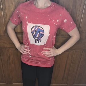 Buffalo Bills Graphic T-Shirt with Dripping Zubaz Design